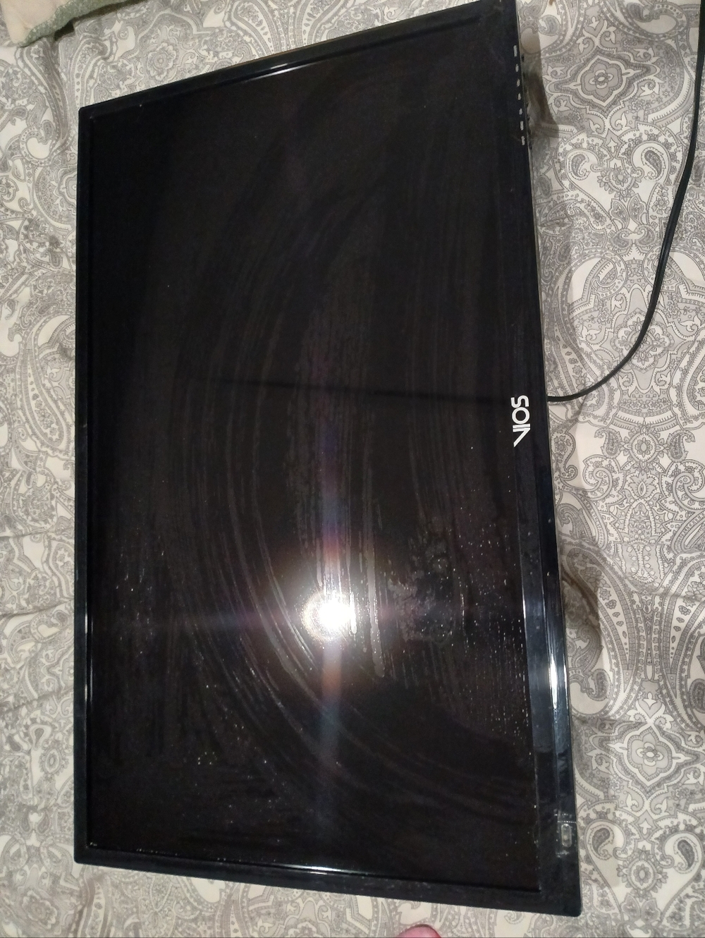 Vizio Black Flat Screen Tv LED Monitor